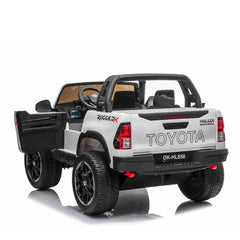 2 Seaters Toyota Hilux 24V Electric Ride On Truck for Kids with Parental Remote Control, Voltz Toys