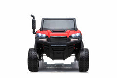 24V Farm Truck UTV 2 Seater 6 Wheels with Tipper Electric Kids' Ride-On Car with Parental Remote Controller Red-KOW