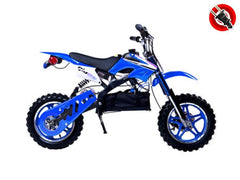 GIO ONYX MINI DIRT BIKE 1000 WATTS 36 VOLTS BLUE