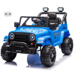 Jeep 12V Kids Ride On Car Toy with Open Doors, Realistic Lights and Remote Control -VOLTZ TOYS