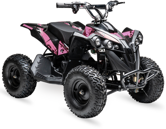 eQuad Q 1000W ATV 4 Wheeler for Kids - Rosso