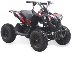 eQuad Q 1000W ATV 4 Wheeler for Kids - Rosso