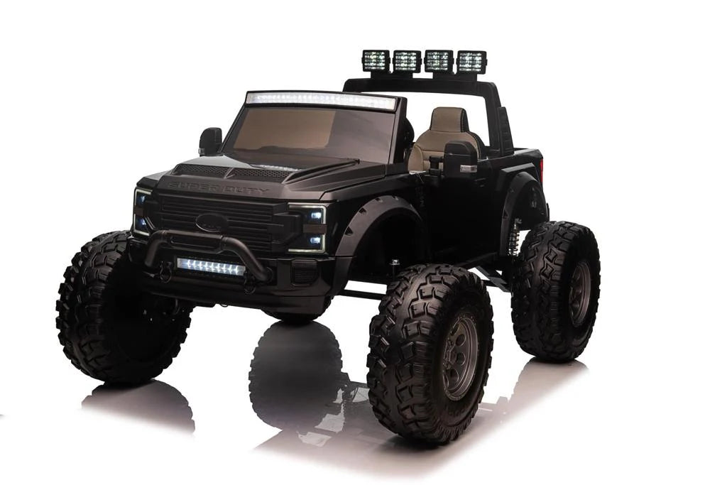 2025 Ultimate Luxury Off-road Lifted 2 Seaters 24V Licensed Ford Super Duty F450 Electric Kids' Ride On Car with Remote Control