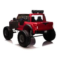 2025 Ultimate Luxury Off-road Lifted 2 Seaters 24V Licensed Ford Super Duty F450 Electric Kids' Ride On Car with Remote Control