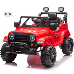 Jeep 12V Kids Ride On Car Toy with Open Doors, Realistic Lights and Remote Control -VOLTZ TOYS